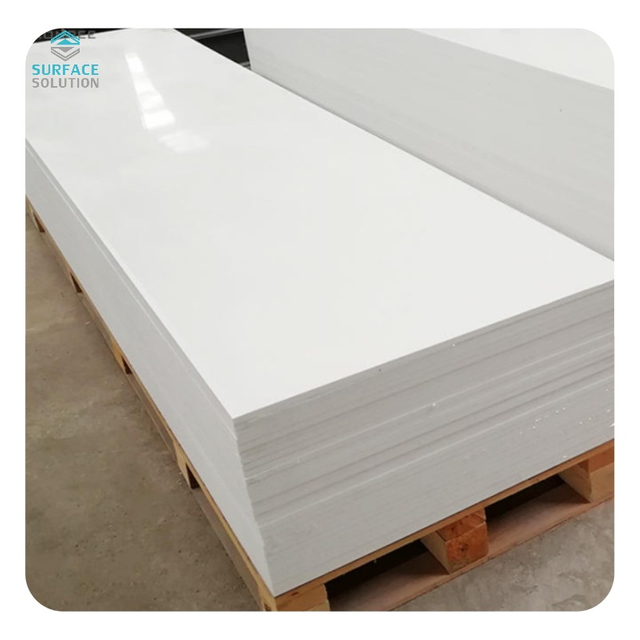 6-30MM Kulay Countertop artipisyal na bato solid surface na mga countertop sa kusina